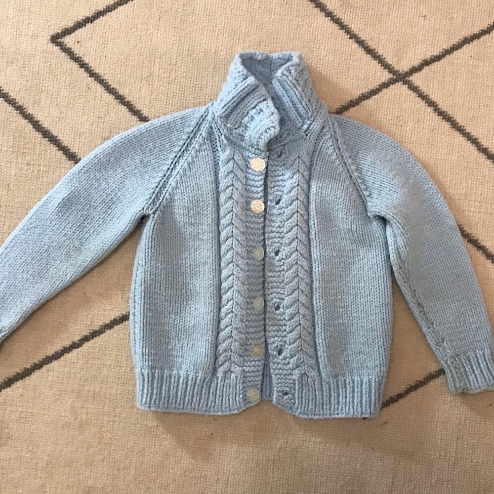 Baby boy handmade sweater